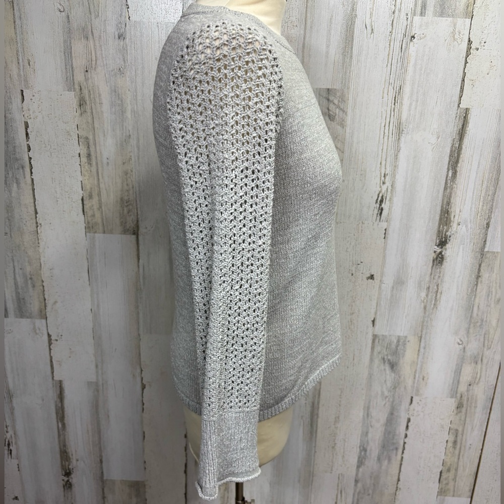 LOFT Crochet‎ Sleeve Sweater - Picture 5 of 7